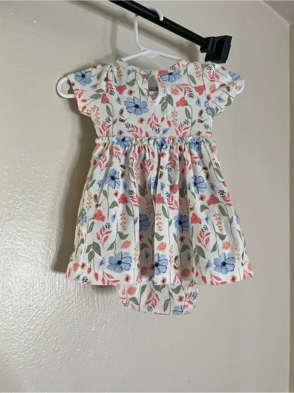 Carter’s 3-6M Coral Cardigan with Floral Baby Dress